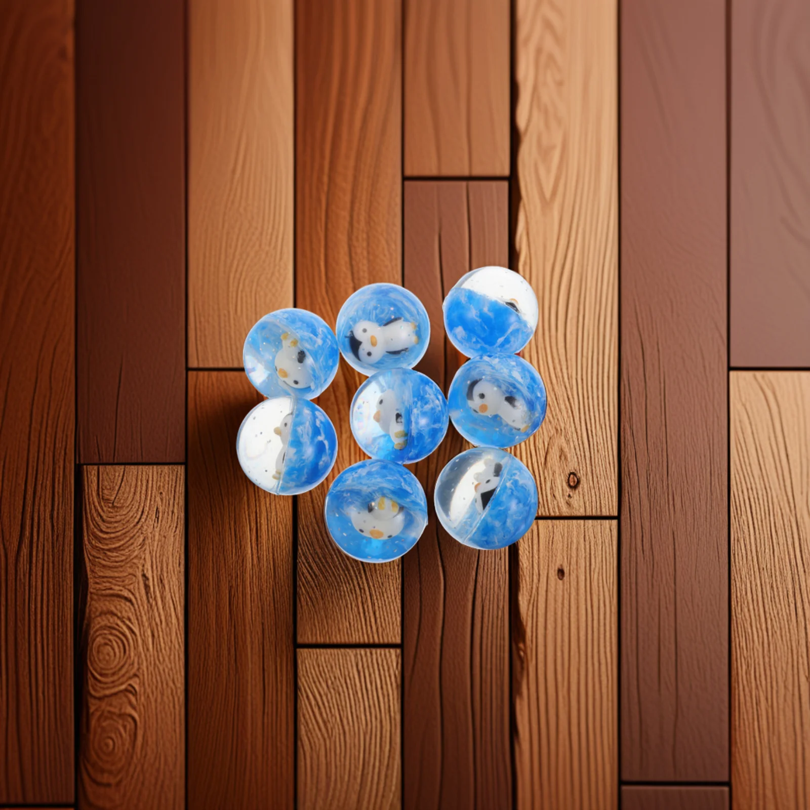 

12Pcs Penguin Bouncy Balls Bounce High Birthday Party Favors Kids Children Fun Carnival Prize Penguin Theme Goodie Bag Fillers