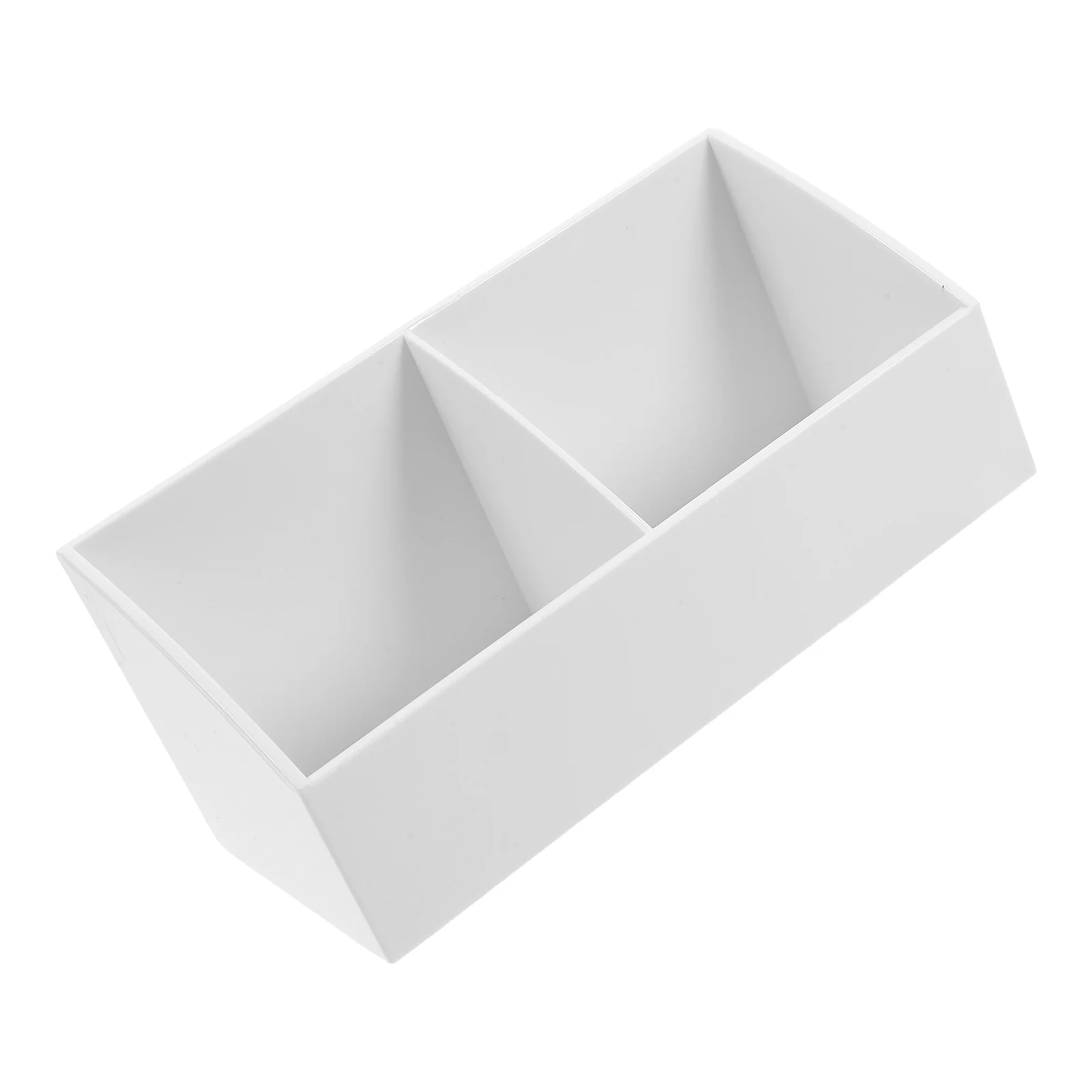 

Tea Bags Storage Box Plastic Packet Holder Coffee Countertop Organizer Small Boxes White Chest