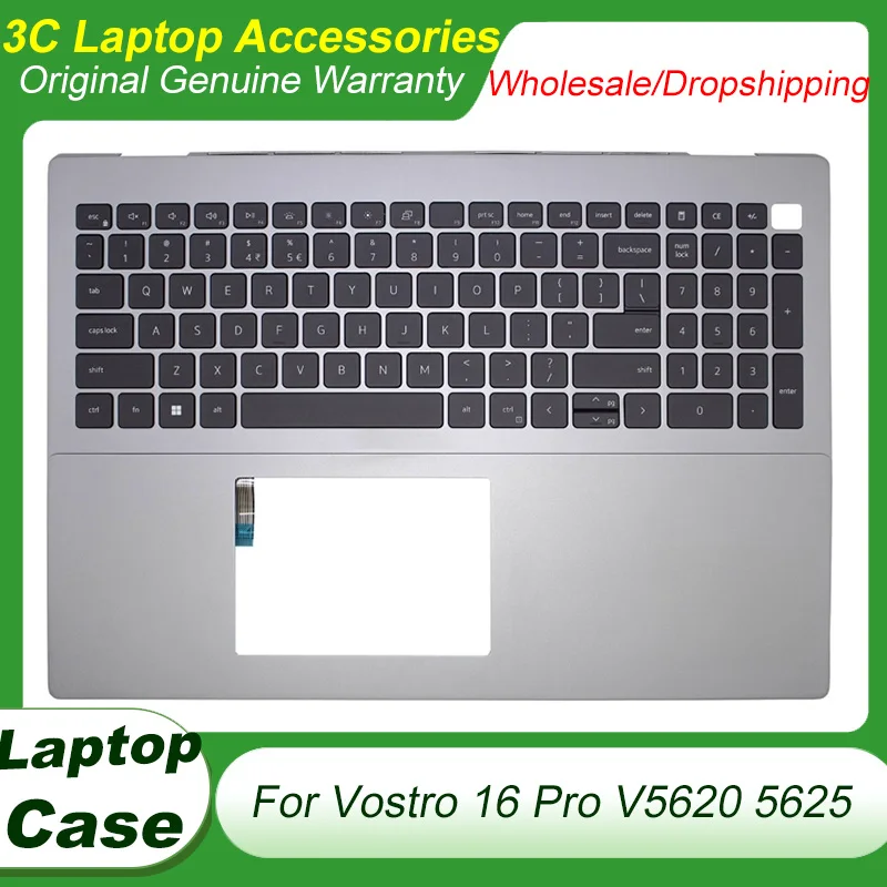 

Оригинальная новая американская клавиатура для ноутбука DELL Vostro 16 Pro V5620 5625 0WD68D, упор для рук, верхняя крышка, верхний чехол с подсветкой клавиатуры