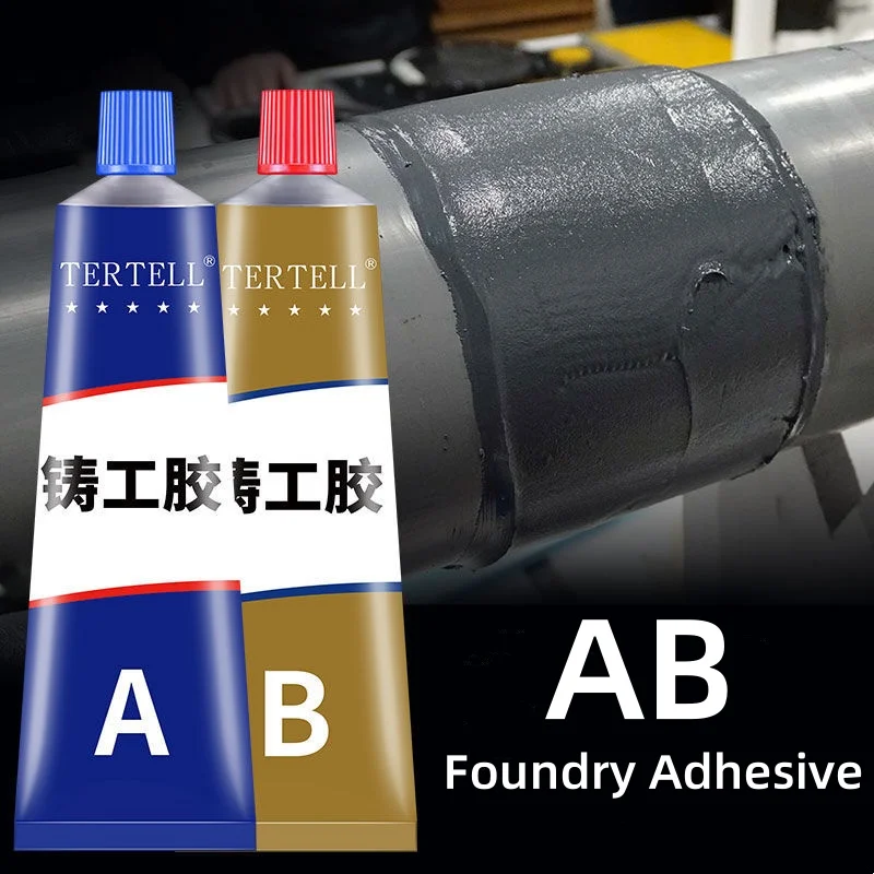 

Strong Foundry Adhesive Heat-resistant Repair Metal radiator Oil Tank Water tank Leak Waterproof AB Welding Adhesive