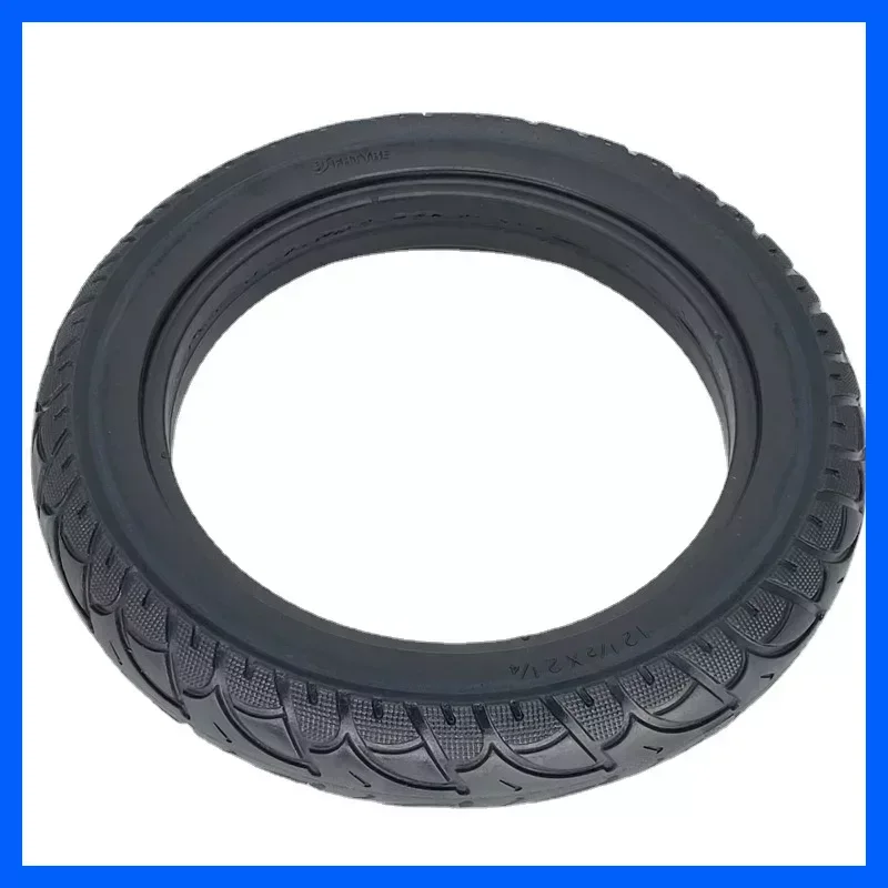 12.5 inch Tire 12 1/2 X 2 1/4 (57-203) Universal Rubber Solid Tires Damping Wheel for Electric vehicle