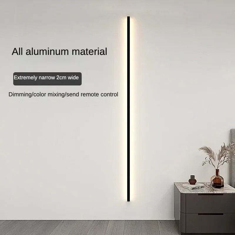 Wandlamp Moderne Minimalistische Indoor Brede Lange Strook Led Achtergrond Persoonlijkheid Woonkamer Slaapkamer Bed Decor Moderne Led Wandlamp