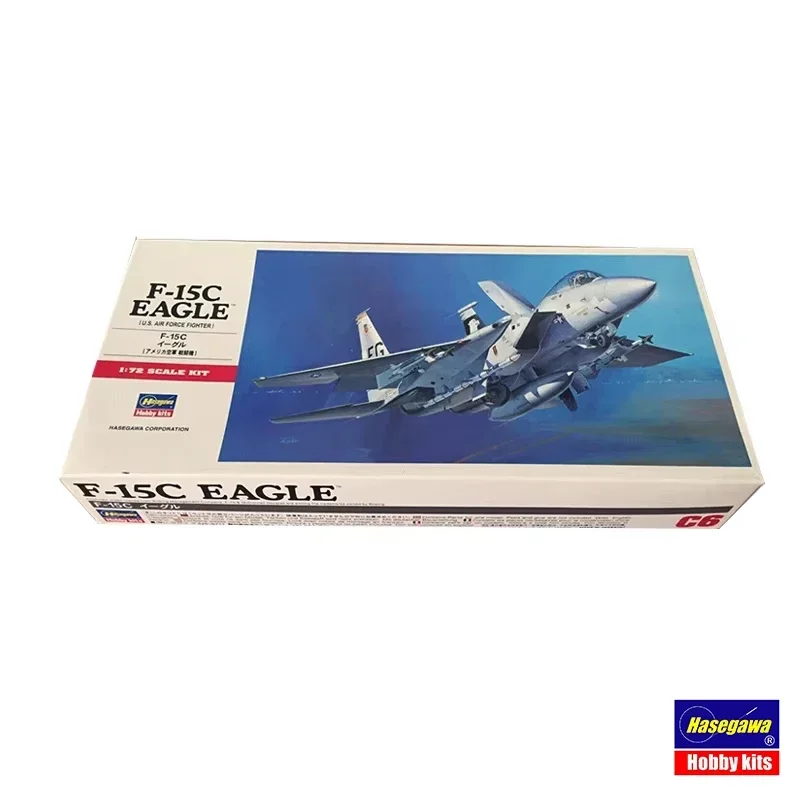 Комплект собранной модели самолета Hasegawa 00336 USAF F-15C Eagle масштаб 1/72