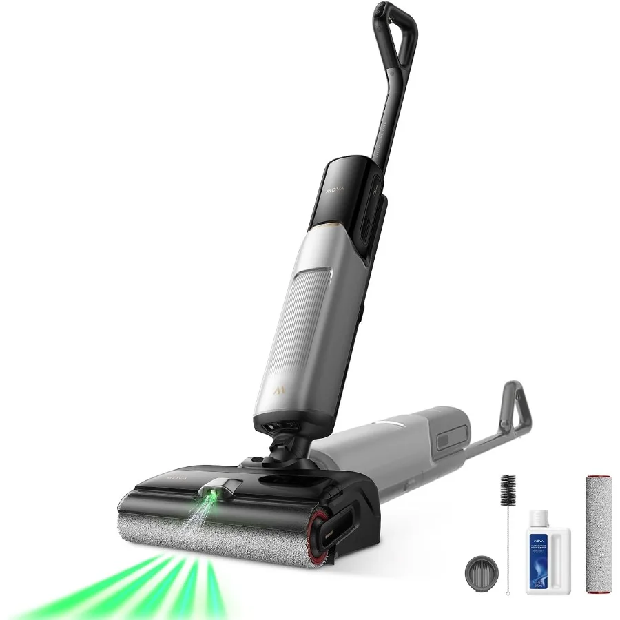 

X4 Pro Wet Dry Vacuum Cleaner 20000Pa Cordless Vacuum Mop with Zero Tangle Hot Water Mopping for Sticky Messes 194 Hot Air Self