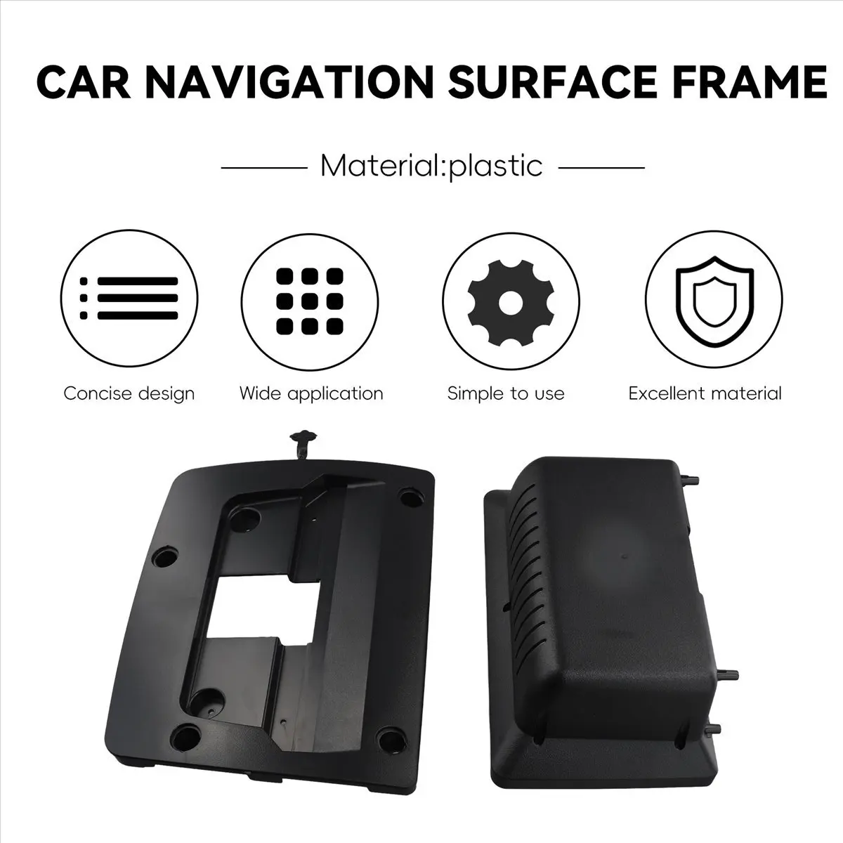 T37C Car Radio Fascias Frame for Volvo XC90 2004-2014 9 Inch Stereo Panel Android Radio Dash Fitting Panel Kit view 4