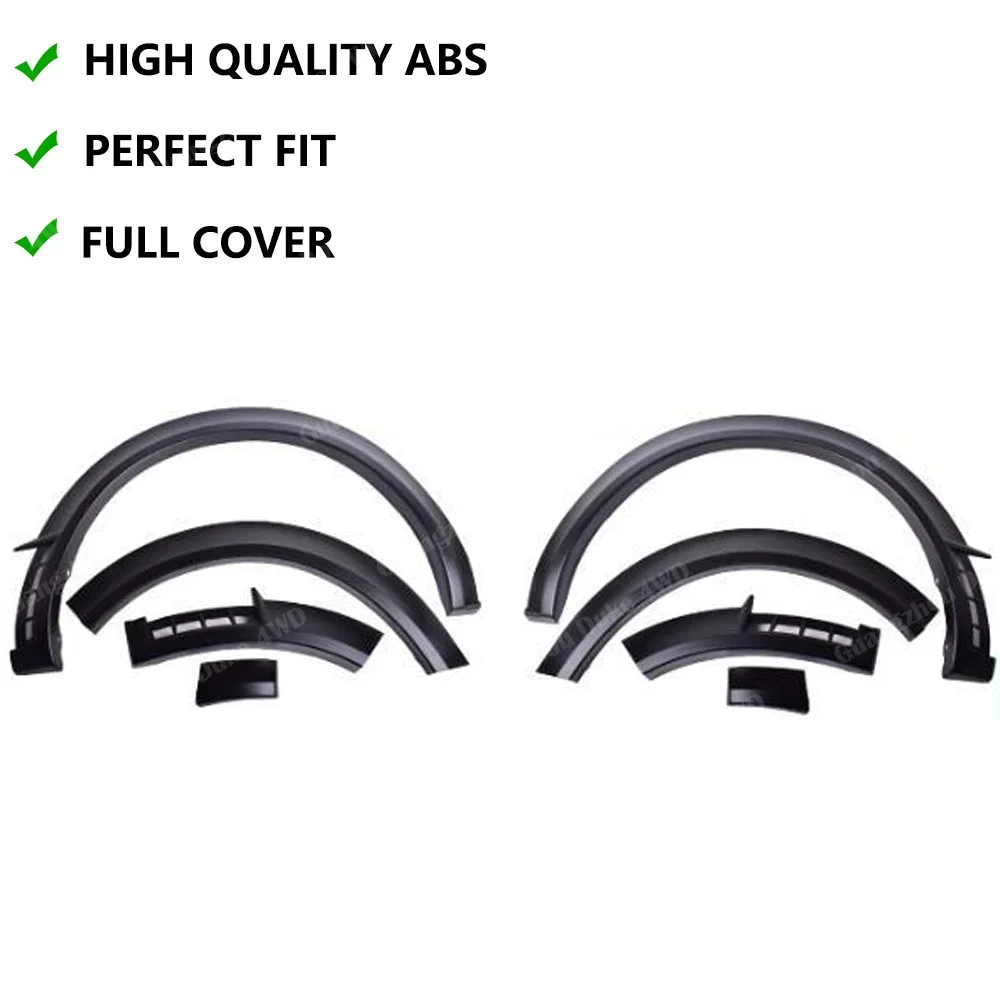 Fender Flares For Toyota Jinbei Hiace 2005-2018 Wheel Arch Flares Car Fender Trim Van Exterior Accessories Car Styling view 3