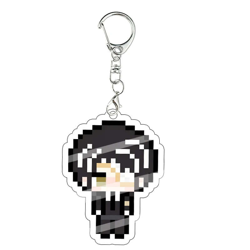 Limbus Company Ryoshu Meursault Acrylic Keychain Pendant Anime Cartoon Decoration Accessories School Bag Girls Birthday Gift view 5