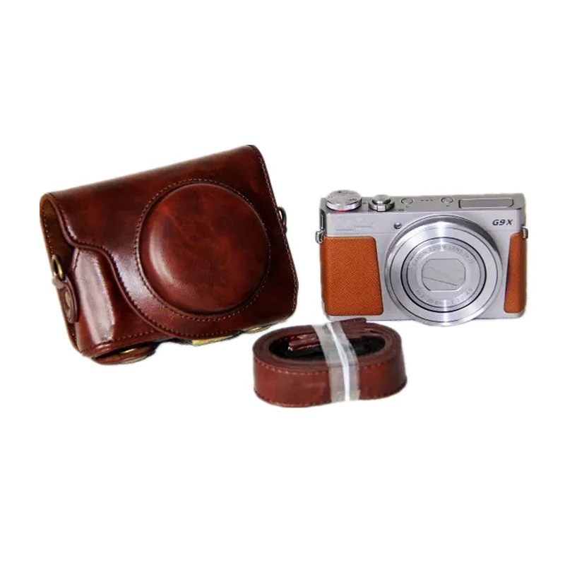 

Чехол-сумка для камеры Canon Powershot G9X Mark II G9X2 G9X, чехол из искусственной кожи с плечевым ремнем