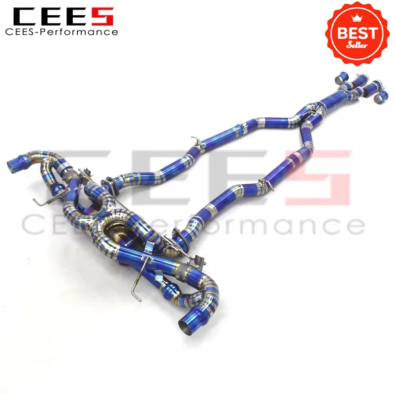 

cees New Design Catback Exhaust for (2016-2019) Aston Martin DB11 V12 5.2L Sound Performance Exhaust Muffler Escape System