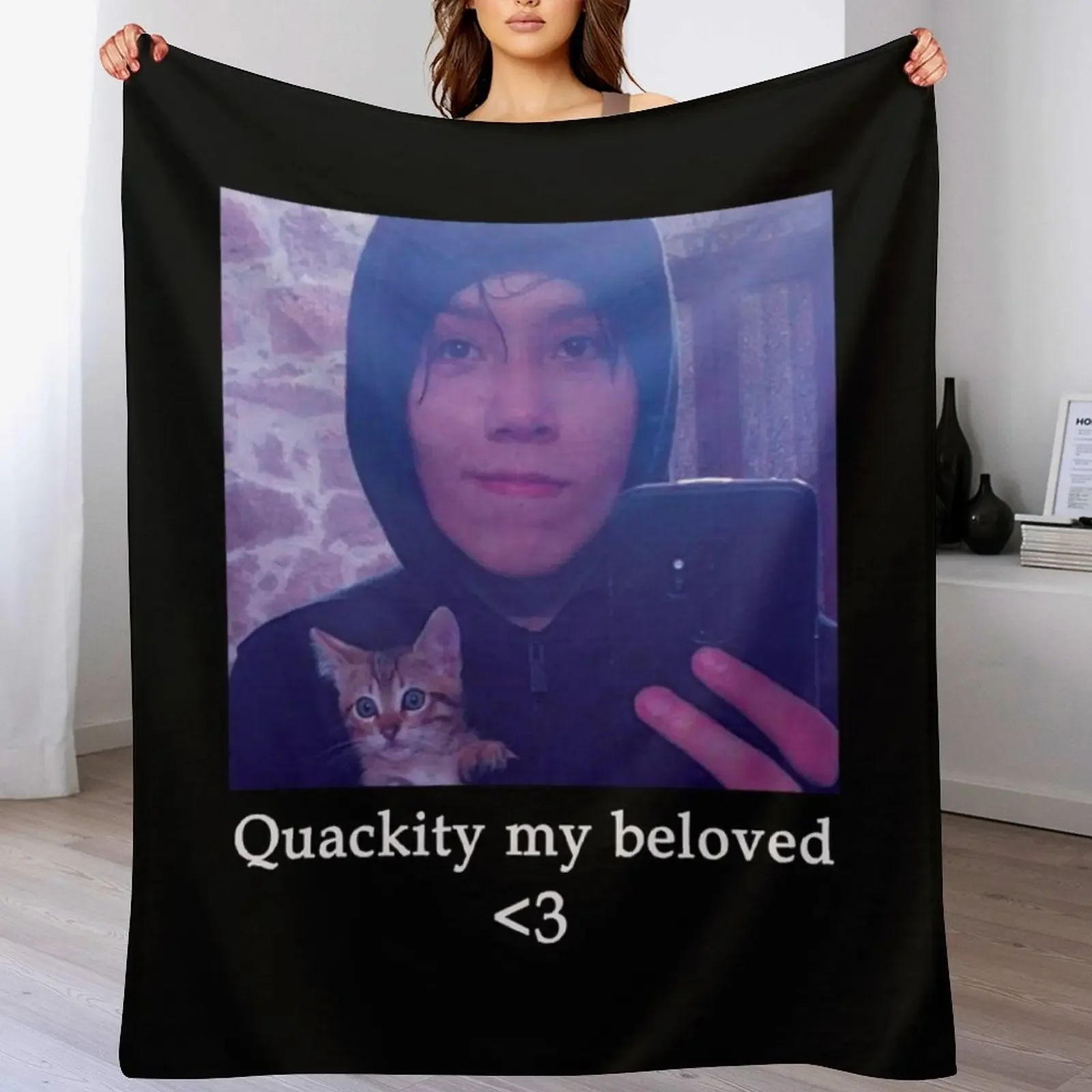 

Quackity my beloved | Beloved Quackity | Dream SMP Throw Blanket Summer Cool Breathable Blanket for Sleeping