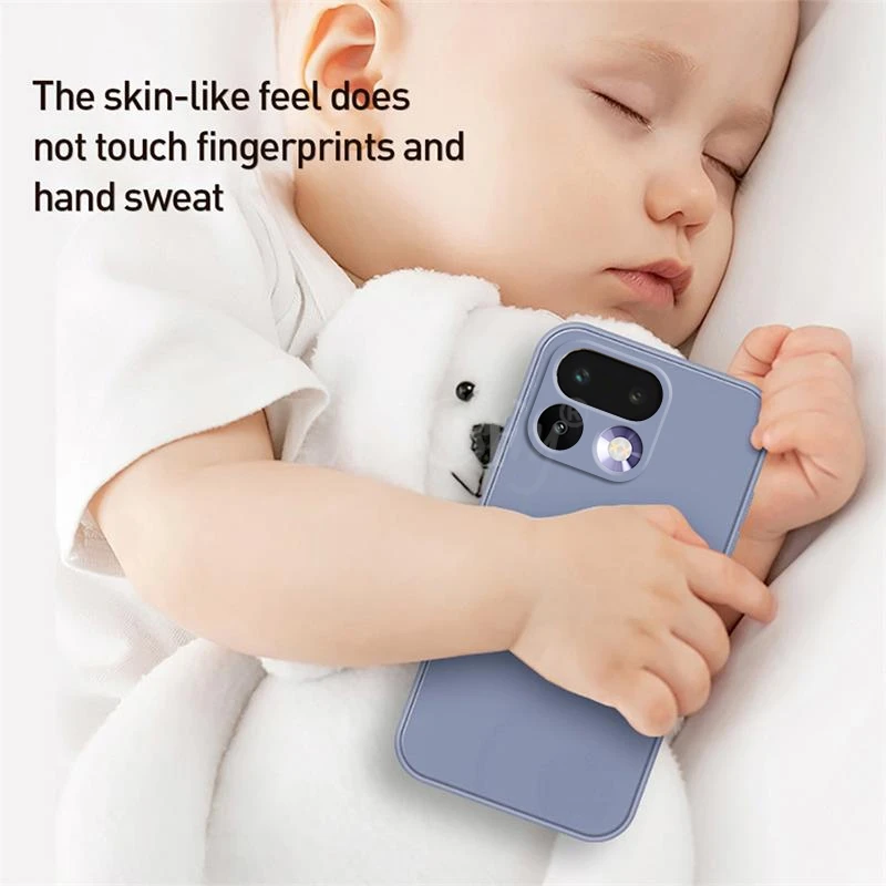 Für Realme 16 Pro Plus Hülle Flüssiges Silikon Einfarbiger Gummi Realme 16 Pro Plus Hülle TPU Sturzsicherer Schutz Realme 16 Pro Hülle – Detail 4