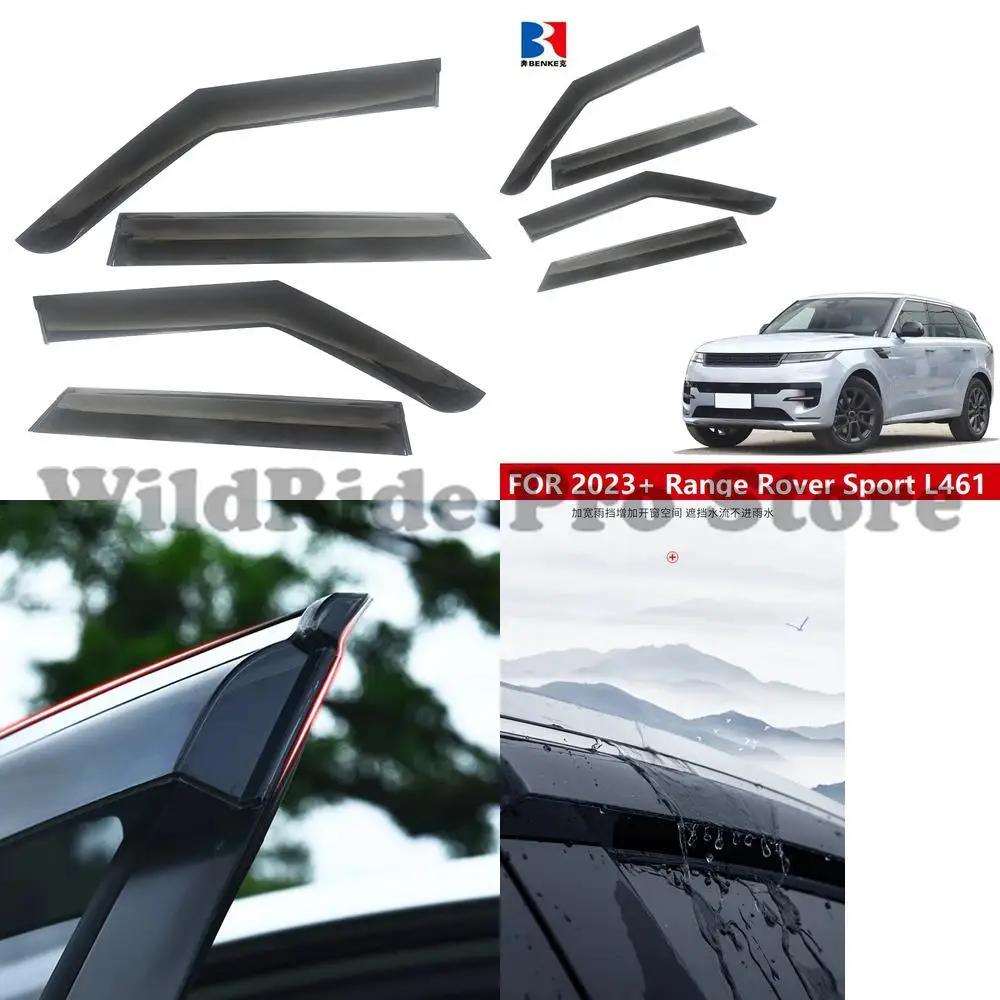 

1 set For VENT VISORS WINDOW VISOR VENTSHADE WIND DEFLECTORS RAIN GUARDS CAR ACCESSORIES 2023 Ranger Rover Sport L461 2024 WEATH