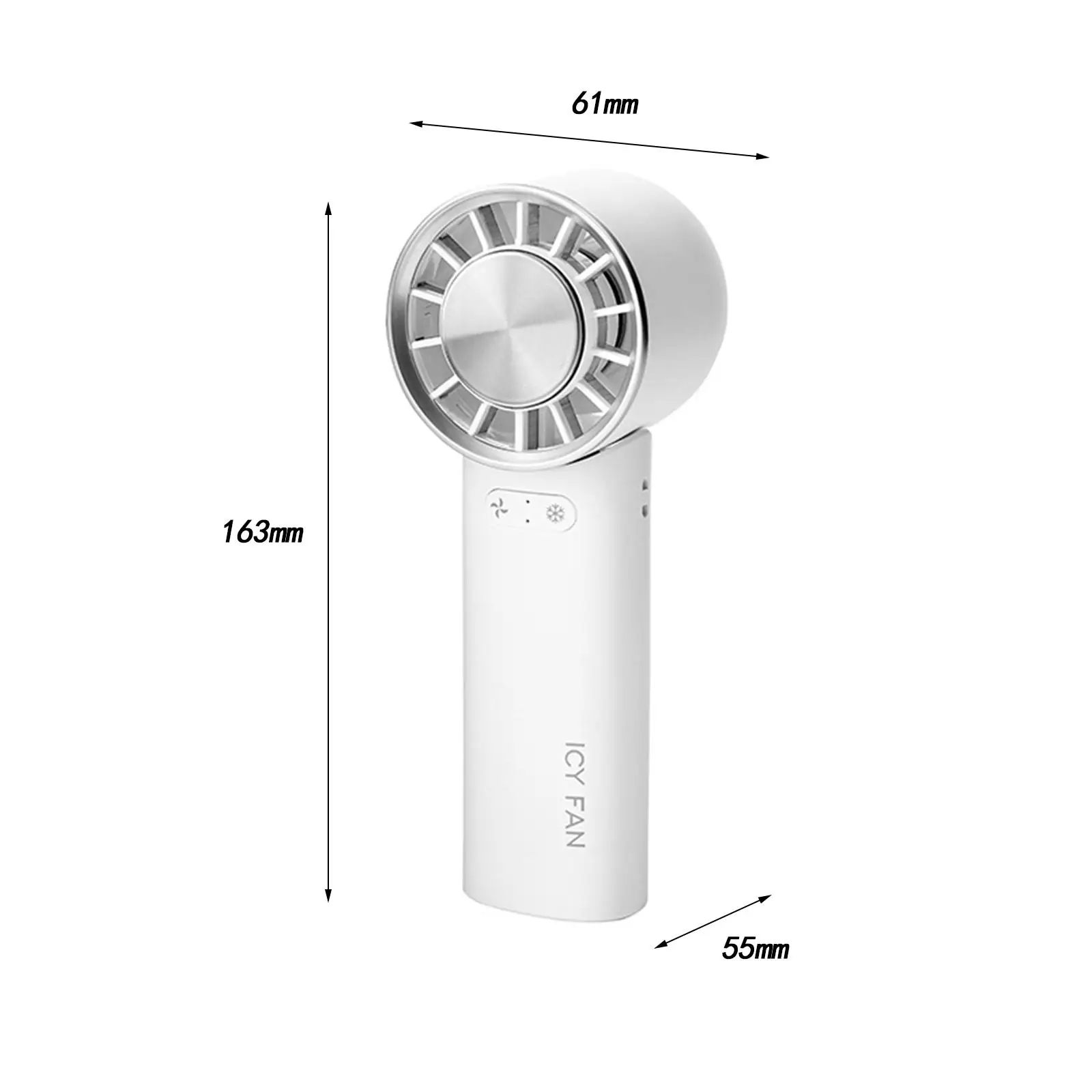 Ventilateur électrique portable pliable avec base, ventilateur de bureau, ventilateur de table, refroidissement par air, compresse à glace, 3 vitesses, dortoir, bureau