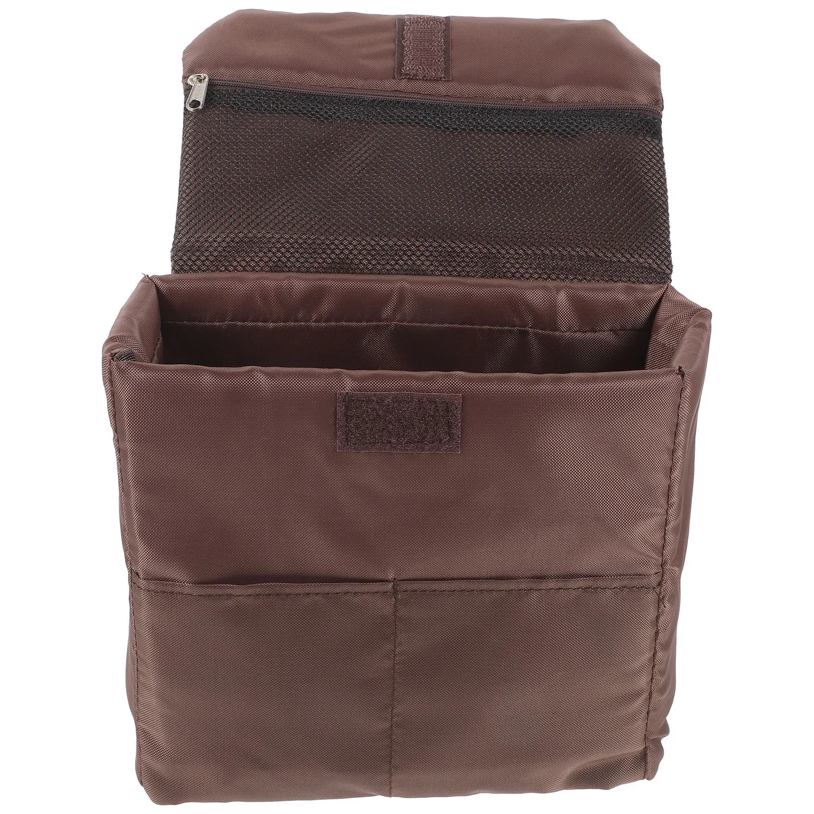 

Angoily Camera Pouch Nylon Shoulder Bag Tripod Organizer Portable Lens Case Digital Gadget Sling Handbag Coffee Padded Inner Bag