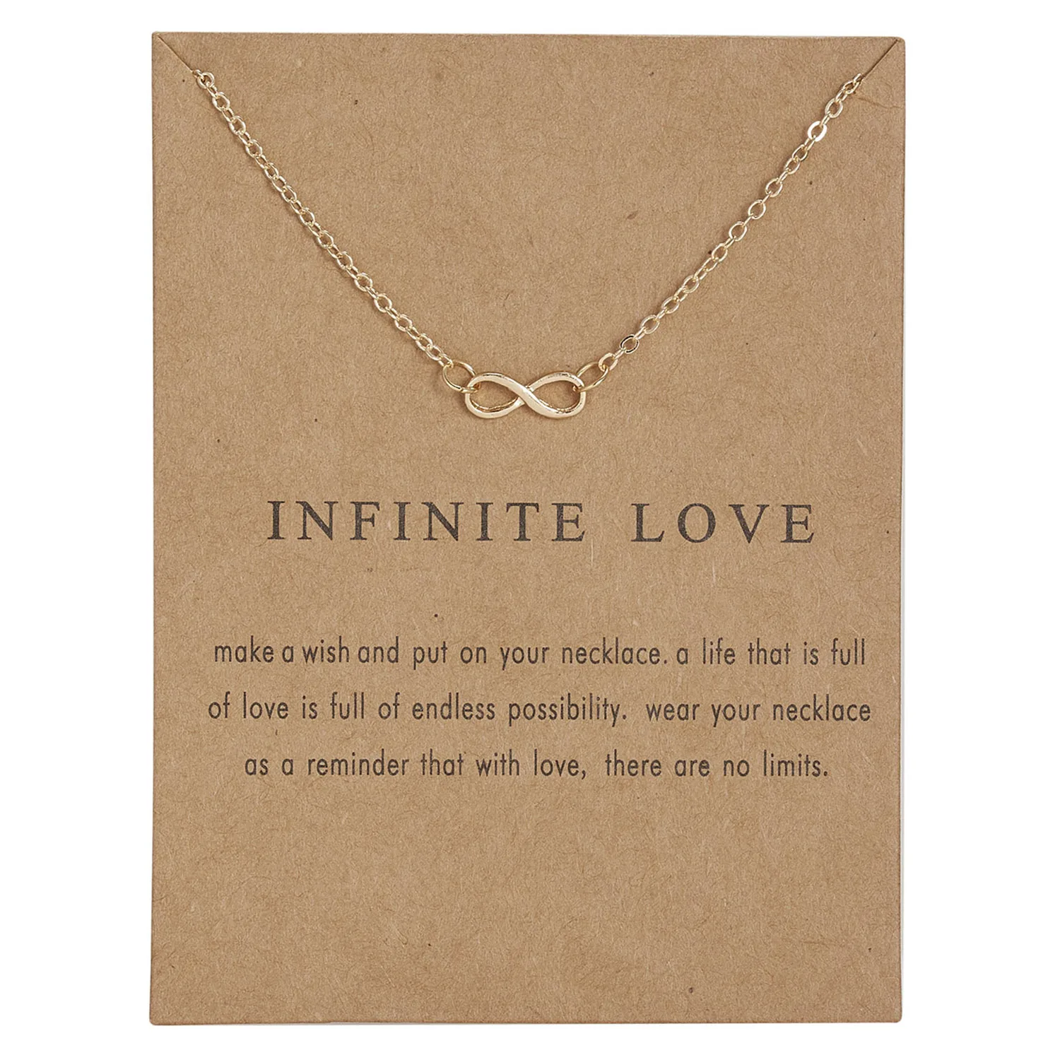 Minimalist Infinity Symbol Pendant Necklace for Women Delicate Silver Color Clavicle Chain Necklace Party Friendship Jewelry