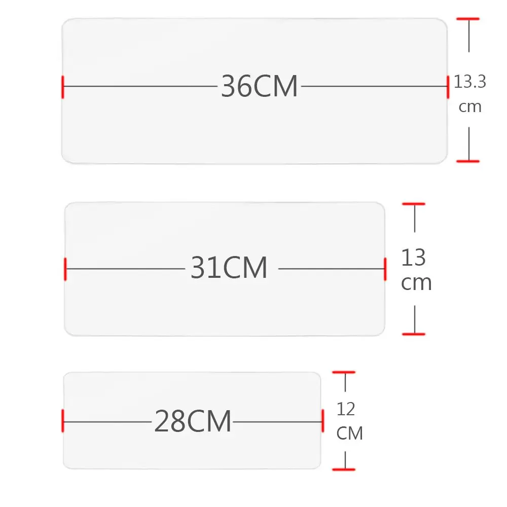 Universal filme protetor teclado claro, tampa do teclado do laptop, 13, 15, 17 polegadas