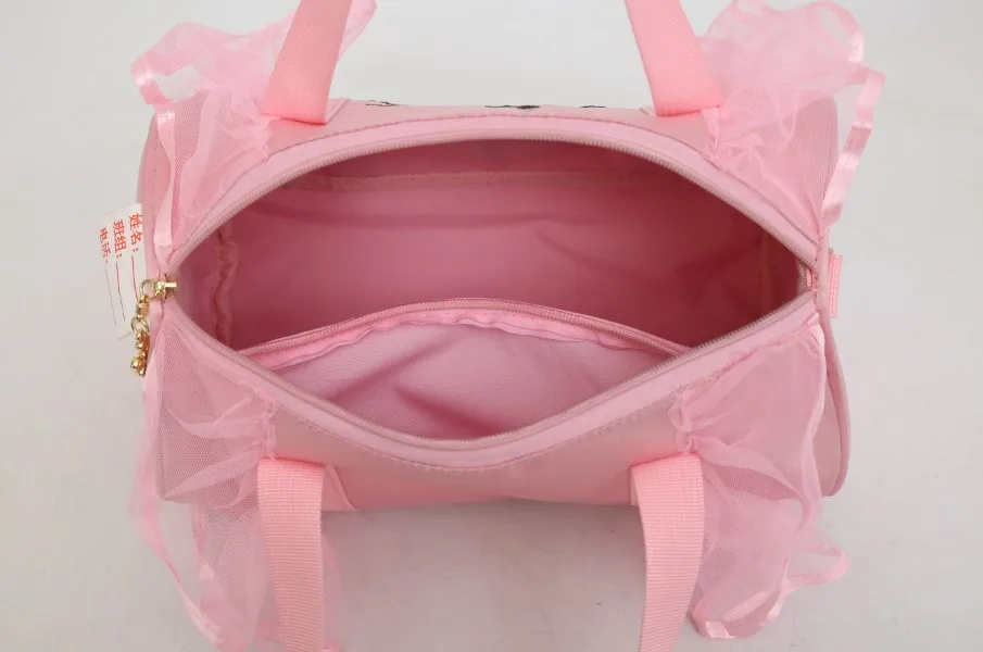 Pink Ballet Dance Bags Girls Sports Dance Kids Backpack Baby Barrels Package Bag Costume Clothes Shoes Dress Handbag