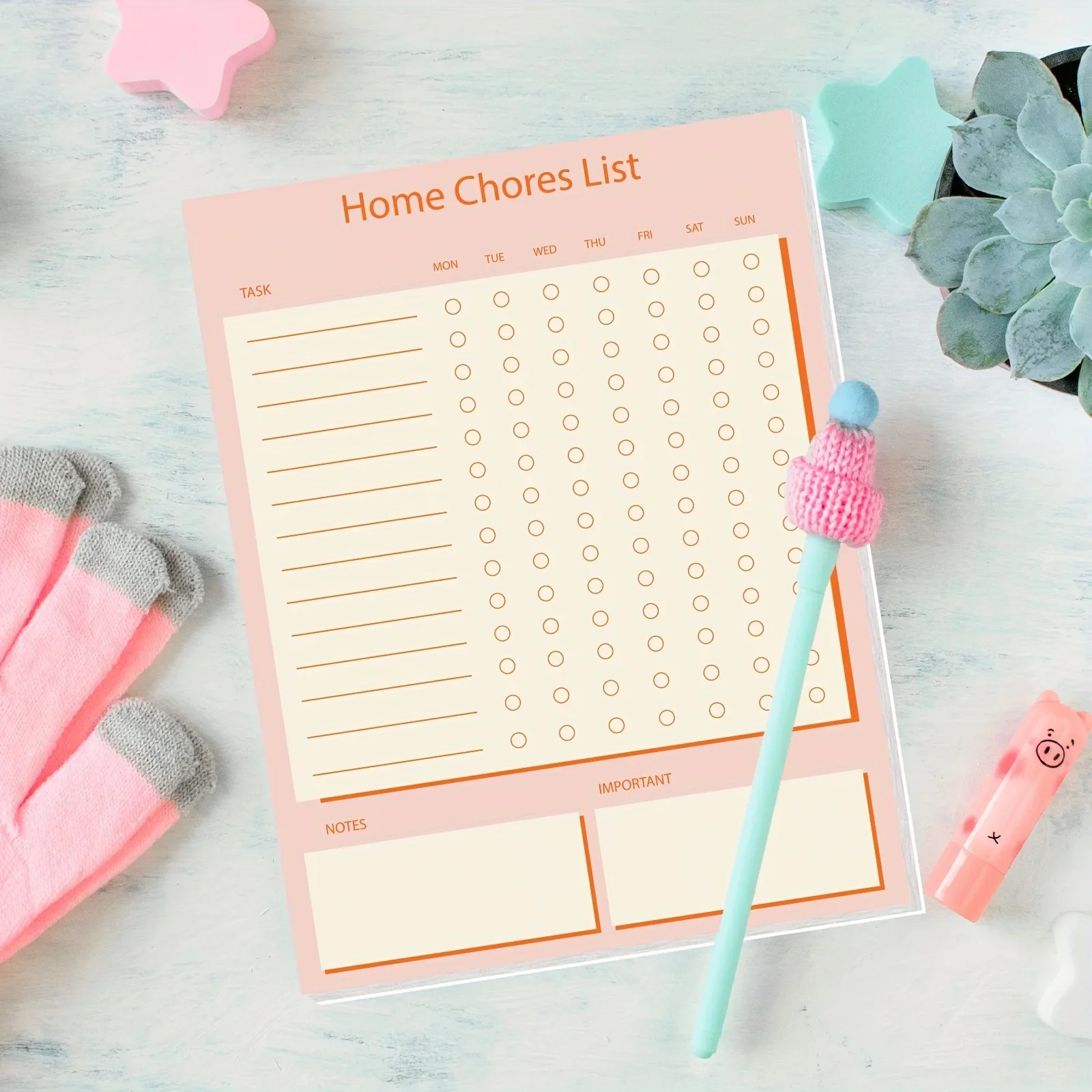 2024ปฏิทินติดผนังแม่เหล็กอเนกประสงค์พร้อมสมุดโน้ตและปากกาปฏิทินรายเดือนขนาดใหญ่พร้อมรายการสิ่งที่ต้องทำ