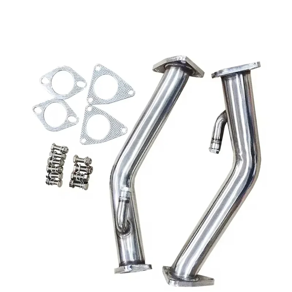 Downpipe Exhaust FITS For Nissan 370z Infiniti G37 Test Pipes Decat Catless Straight