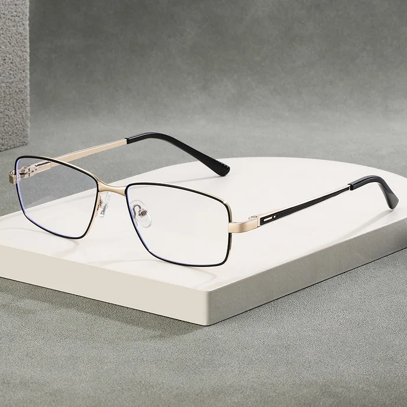 

Vintage Metal Reading glasses frame Retro Reader Eyeglasses High Quality Reading Glasses 0+25 +50 to +600