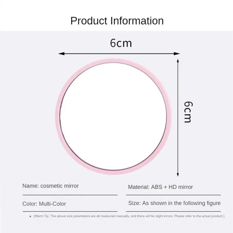 Piccolo specchio confortevole sensazione rotonda portatile esclusivamente per saloni di bellezza specchio piccolo specchio per la salute e la bellezza