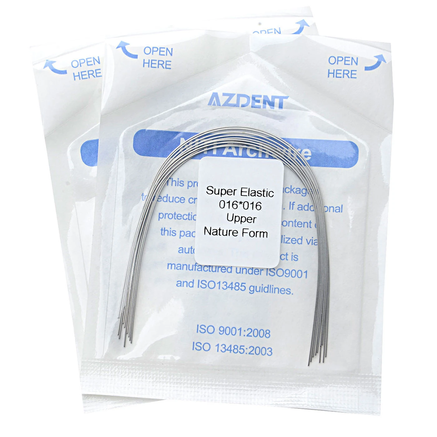 10 teile/paket AZDENT Dental Kieferorthopädische Bogen Drähte Super Elastische NITI Runde/Rechteckige Natürliche Form Dental Bögen Draht – Detail 3