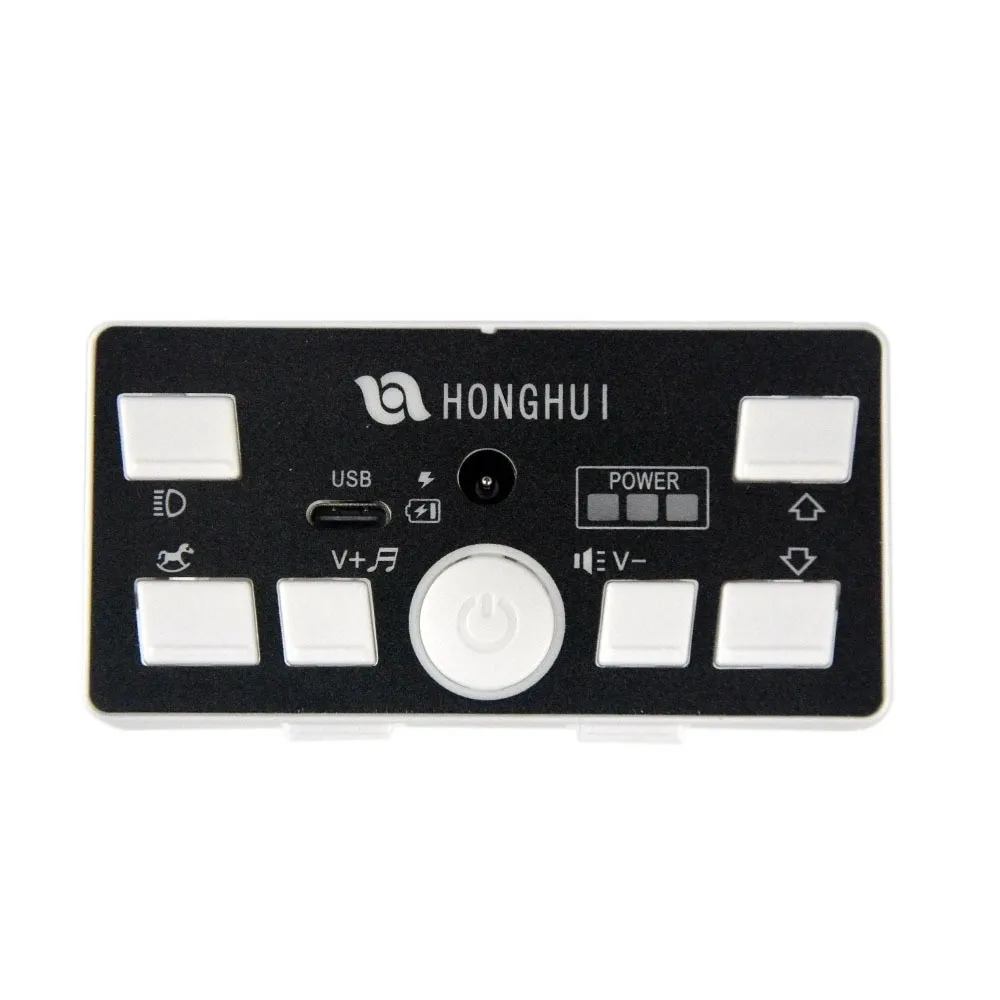 

HH-ZKTY пульт дистанционного управления, серая пластиковая центральная консоль, радиоуправляемые аксессуары, многофункциональный музыкальный плеер для детей, электромобиль