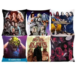 Horror Movie Cushion Cover Comfortable Short plush Pillow Cases Chair Car Sofa Pillow Cover Home Decorative  SJ-114