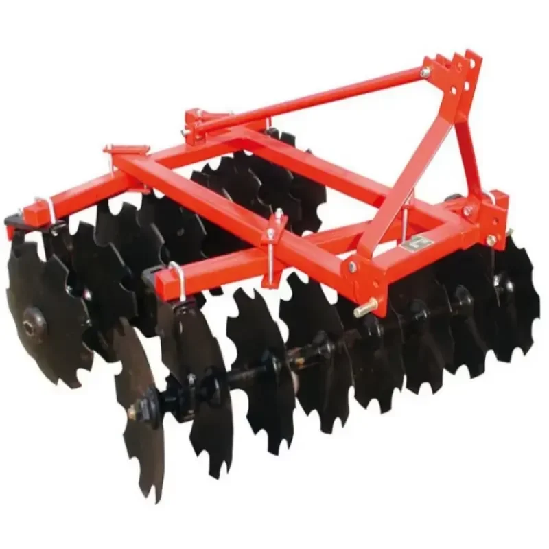 High Productivity Diesel Disc Harrow with Motor and Gearbox Light Mounted for Farm Tractor Soil Loosening