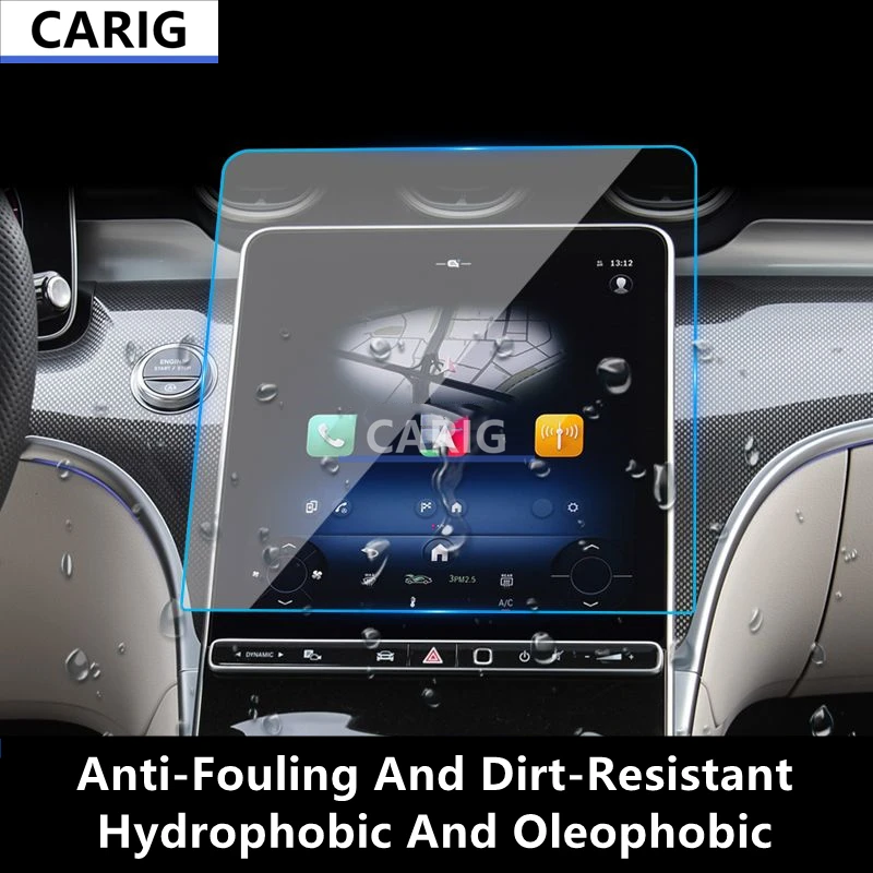 For MERCEDES-BENZ CLE 23-25 W214 Dashboard,Navigation Screen HD Tempered Glass Protective Film Anti-scratch Accessories Refit