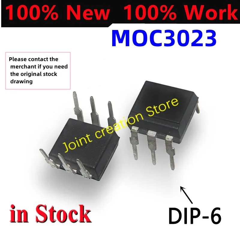 5-100PCS 100% Original MOC3023 DIP-6 OC3023 DIP6 MOC-3023 DIP C3023 SOP  New IC chip in Stock