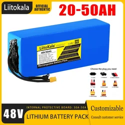 LiitoKala 48V 30Ah/20Ah/25Ah 21700 Battery Pack for Electric Bicycle Lithium Battery Ebike Scooter Motorcycle Battery Pack