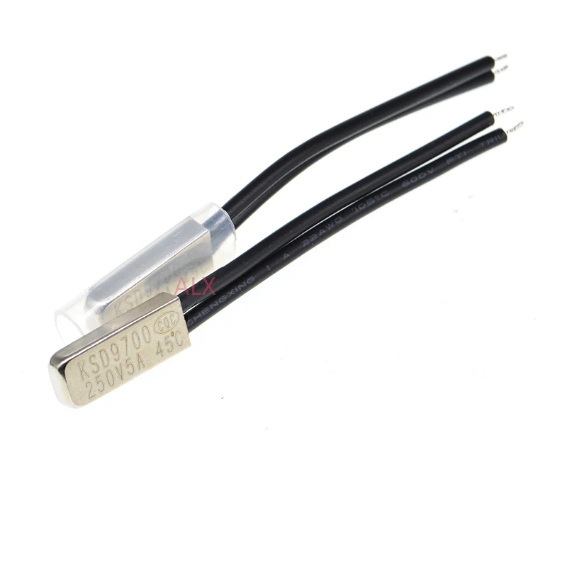 Ksd9700 250V 5A Thermostat Temperature Thermal Control Switch Metal Normally Open/Closed Nc No 30 45 50 60 70 80 100 120 Degrees