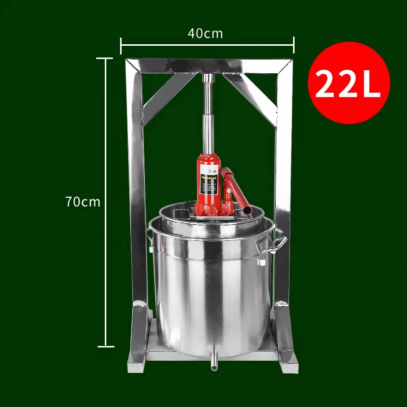 Grape Juicer Commercial-Grade Stainless Steel Fruit Crusher Pulp-Juice Separation Vegetable Dehydration Processing