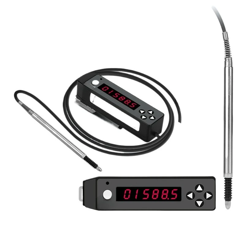 

Inductive displacement sensor Pen micrometer Excess alarm 485 output PLC analog output voltage
