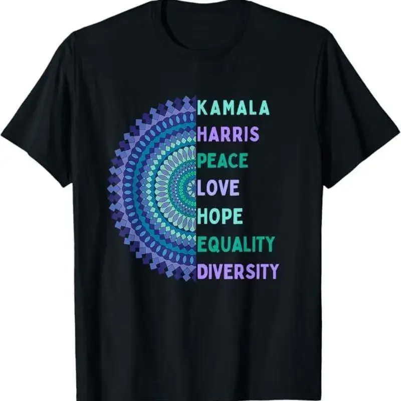 Kamala Harris 2024 Peace Love Hope Equality Diversity T Shirt