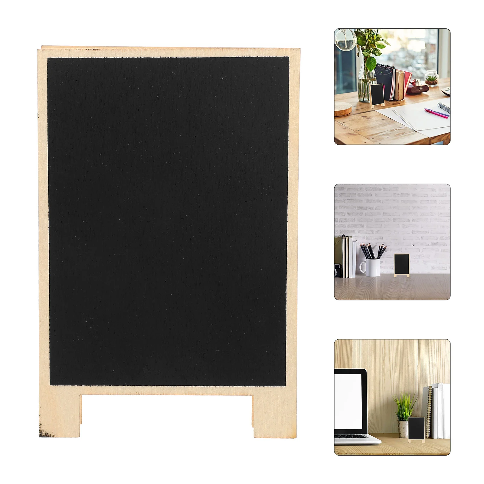 

6 Pcs Mini Blackboard Message Tabletop Chalkboard Sign Desktop Decor Signs Memo Stand