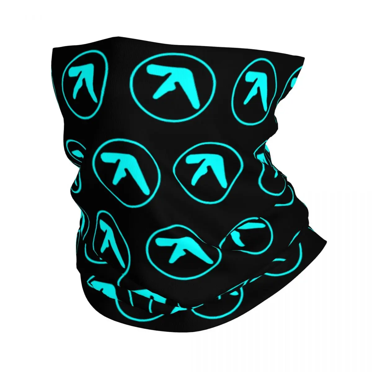 Aphex Twin Neck Gaiter Men Women UV Face Shield Winter Bandana Scarf for Hiking