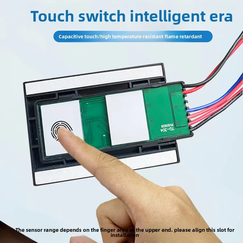 TQ-304 Smart Bathroom Mirror Light Touch Switch, 12V/24V Auto-Dimming Glass Sensor Module (LED Accessories)