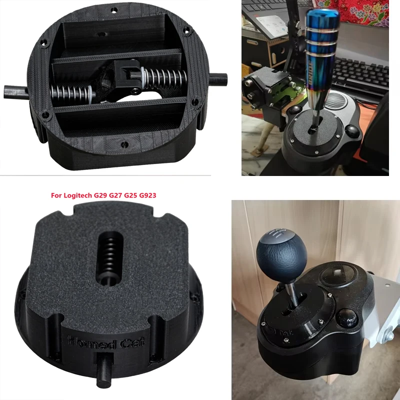 Sequential Adapter Plate and Cover for Logitech G27 G29 G920 G923 G25 Gear Shifter Upgrade Accessories MOD Kits