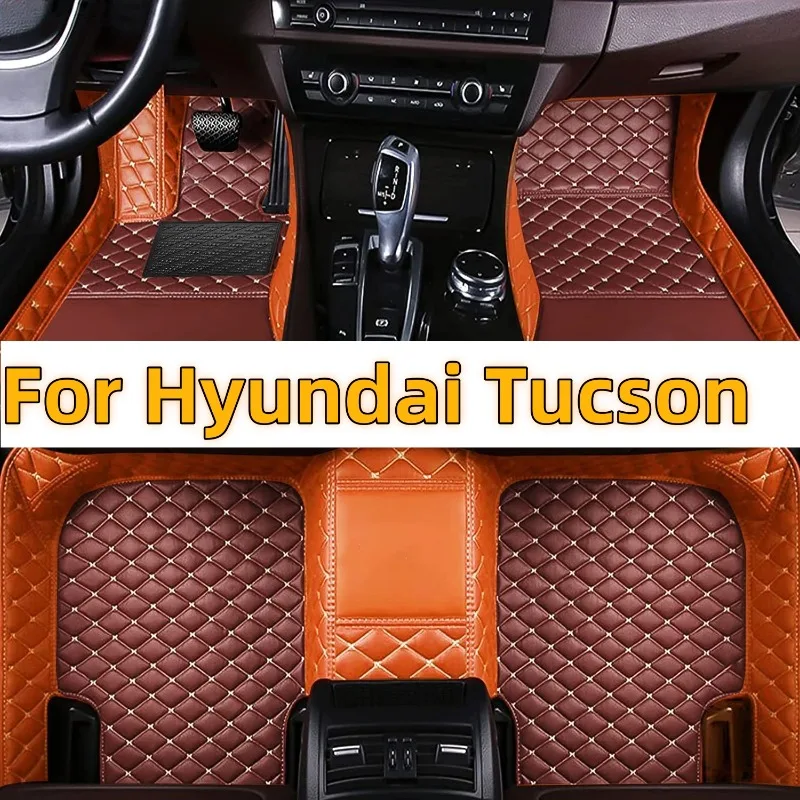 

Car Floor Mats for Hyundai Tucson 2018 2017 2016 2015 Auto Interior Accessories Carpets Styling Custom Waterproof Parts Covers