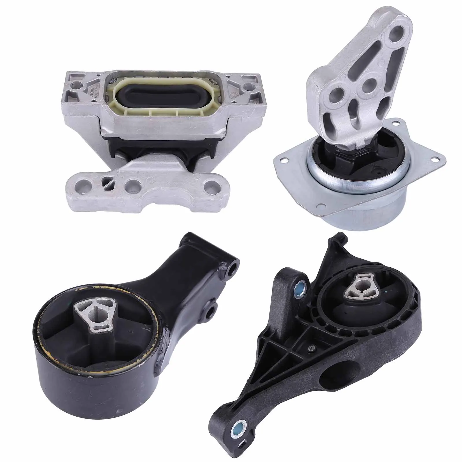 Motore Motore e supporto Trans Set da 4 pezzi compatibile per Cadillac SRX FWD AUTO 3.0L 3.6L 2010-2016