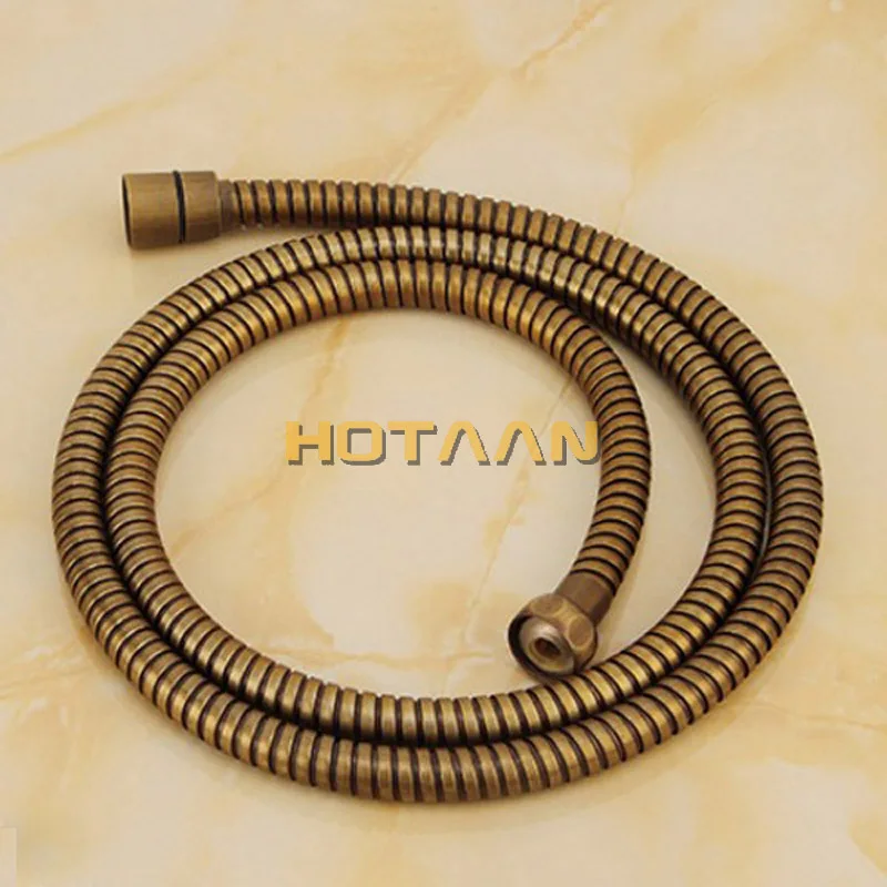 Antique Brass Hand shower Set Brass hand shower +1.5M Shower Hose Pipe+Hand Shower Holder