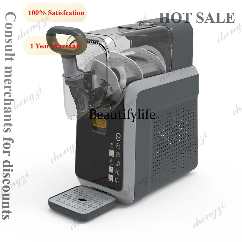 A81 Household Small Automatic Smoothie Beverage Fast Ice Cream Machine Commercial Ice Cream Machine Snowmelt Machine