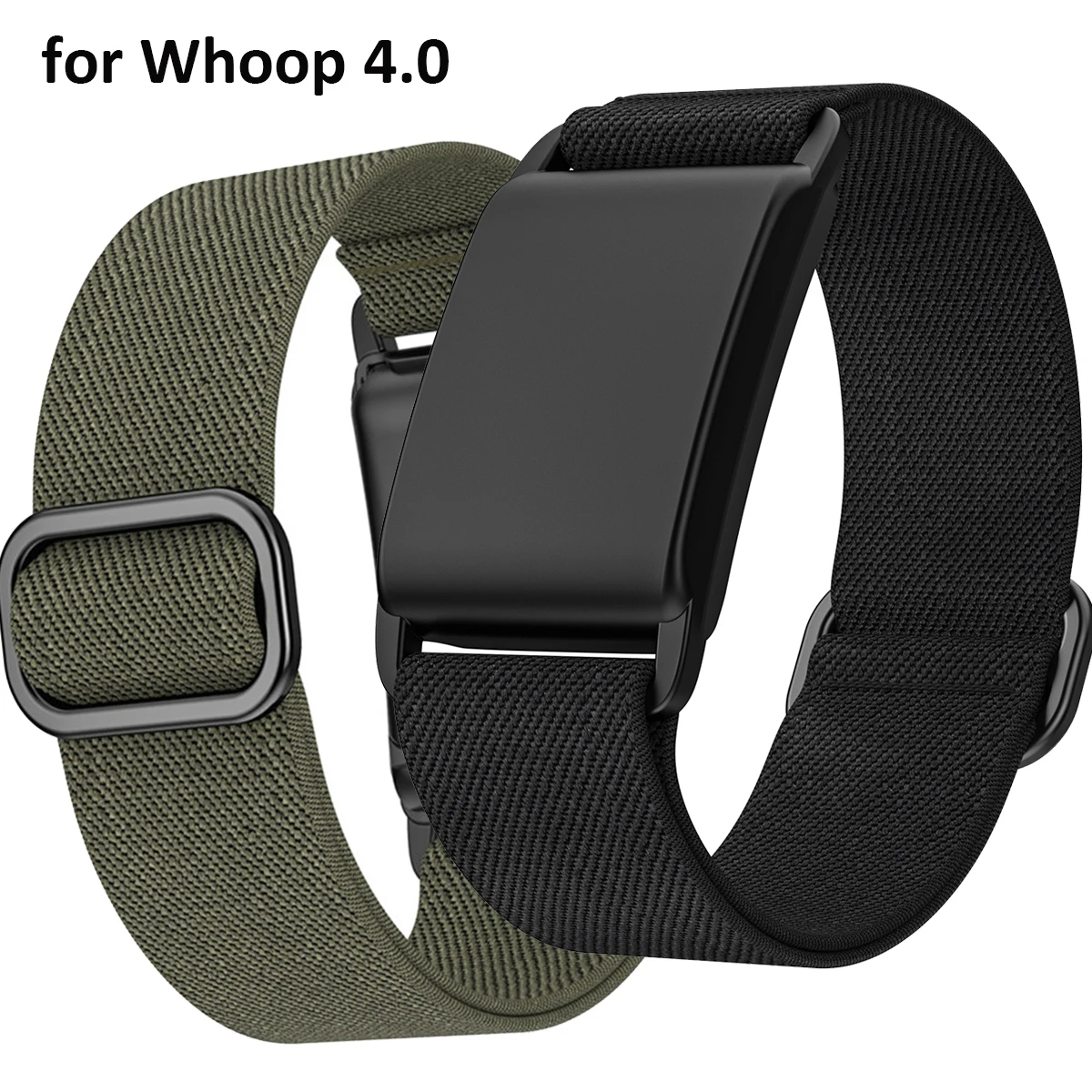 حزام رياضي من النايلون متوافق مع حافظة Whoop Band 4.0 ممتصة للصدمات من النايلون المسامي وقابلة للتعديل ومقاومة للماء وأشرطة معصم بديلة #1