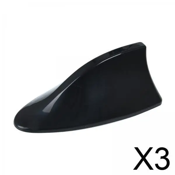 

3xShark Fin Antenna Универсальные автомобильные аксессуары для большинства седан-внедорожников Заменяет черный