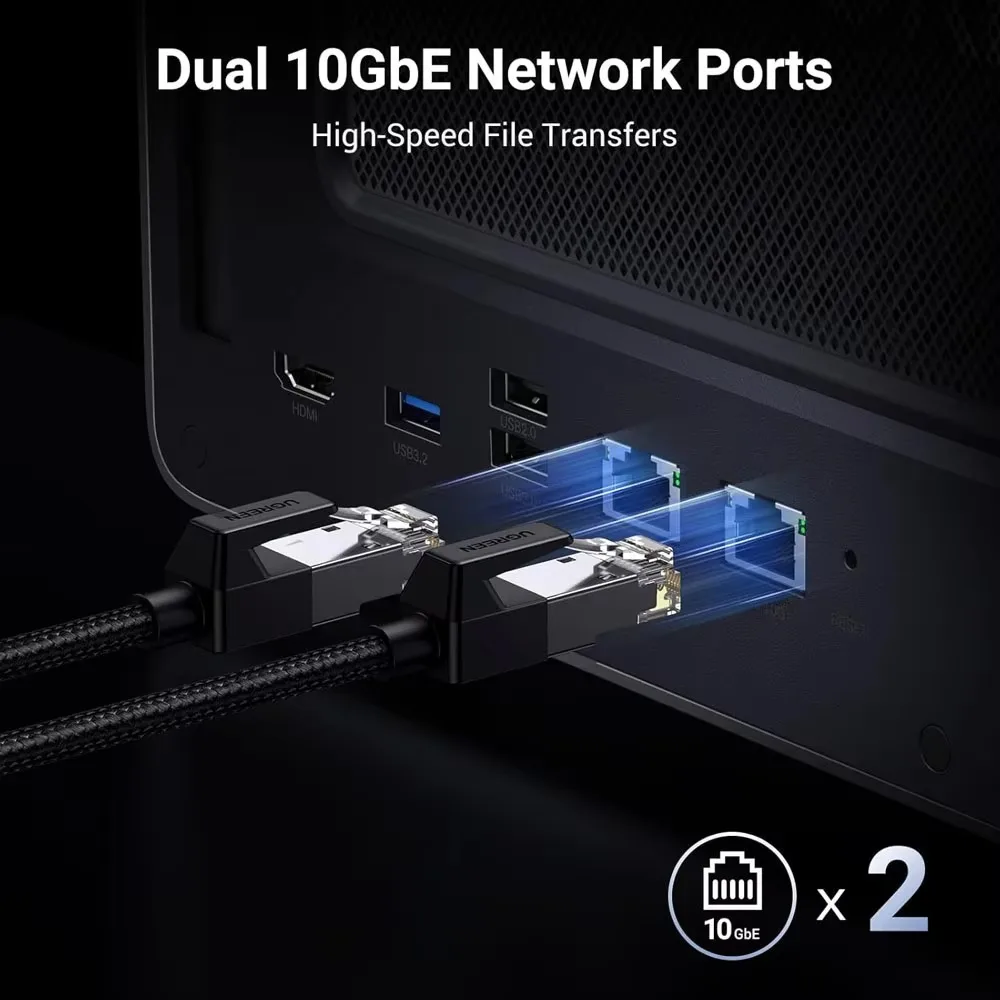 UGREEN NASync DXP8800 Plus 8 Bay Desktop NAS  I5 1235u 10-Core CPU 8GB DDR5 RAM 128G SSD Networking Storage (Diskless)