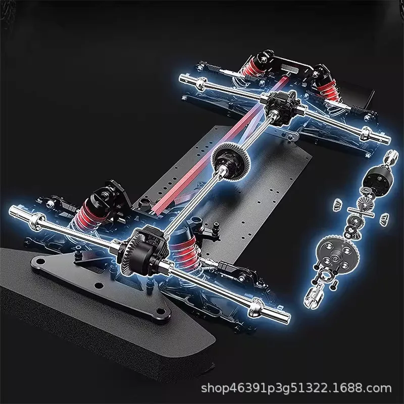 MJX HYPER 1:7 Brushless 7303 Auto da corsa telecomandata C3 Simulazione Citroen Veicolo fuoristrada ad alta velocità Giocattolo RC Auto