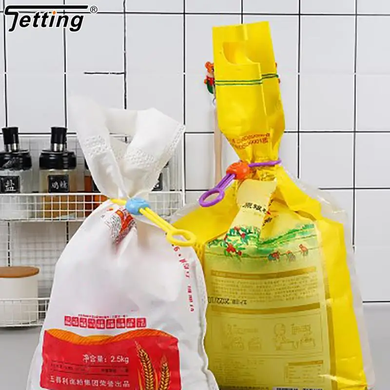 1Pc Reusable Food Bag Sealing Strap Freshness Sealing Clip Adjustable Clips Sealer Portable Data Cable Storage Kitchen Gadgets