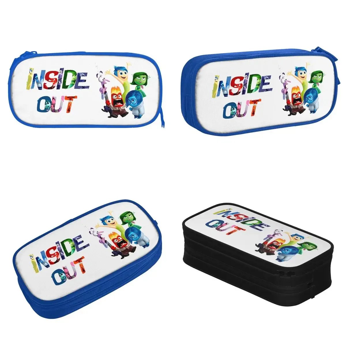 Insides-Outs Sadness Joy Pencil Cases Cartoon Pencilcases Pen Box for Girl Boy Large Storage Bags Students School Stationery